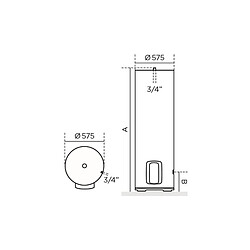 Chauffe eau éléctrique stéatite DURALIS ACI hybride vertical version stable 300 L THERMOR 292077