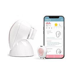 Brosse nettoyante pour le visage rose/blanc - FAC700 - HOMEDICS