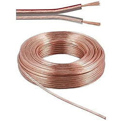 Cable enceintes audio Logilink pour sonorisation et Home cinéma 1.5 x 100m
