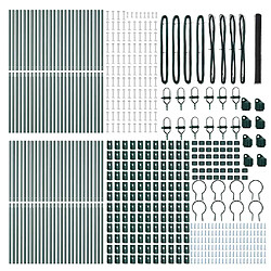 Acheter vidaXL Poteau de clôture. Gris