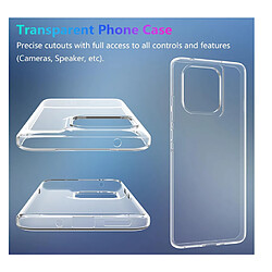 Htdmobiles Coque pour Motorola Edge 60 Pro 5G - housse etui silicone gel fine + verre trempe - TRANSPARENT TPU