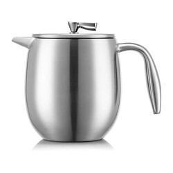 Bodum Columbia Cafetière à piston 0,5 L (4 tasses) inox double paroi mat