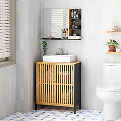Acheter Sanless Meuble sous-vasque bambou - Bois clair