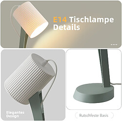 Avis Nettlife Lot de 2 lampes de table - Vert