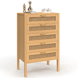 Idmarket CHIFFONNIER 5 TIROIRS EDHEN 60