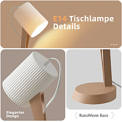 Avis Nettlife Lampe de table et chevet - Marron
