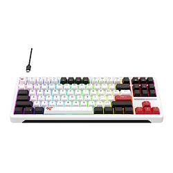 Havit clavier mécanique gamer - Blanc pas cher