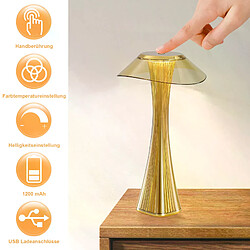 Lampe de chevet LED NETTLIFE moderne à intensité variable USB avec 3 niveaux de luminosité Lampe de table Lampe de table