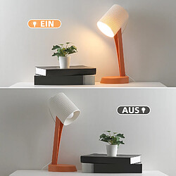 Nettlife Lampe de chevet de salon - Orange pas cher