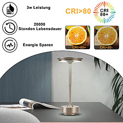 Nettlife Lampe de bureau sans fil - Argenté pas cher