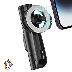 Avis wiwu Perche selfie Magnétique Rotative 360° avec Télécommande Bluetooth Noir