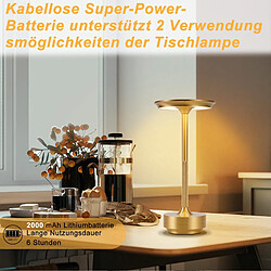 Acheter Nettlife Lampe de chevet LED sans fil - Doré