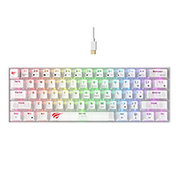 Havit KB903Lwt - Blanc transparent