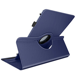 Avizar Étui Universel pour Tablettes 12 pouces Clapet Rotatif 360° Bleu