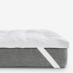 Surmatelas 180x190cm| PIKOLIN HOME| Microfibre| Anti-acariens| Jusqu'à 32cm