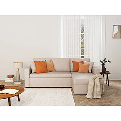 Bestmobilier Cyrus - Canapé d'angle réversible 4 places - convertible avec coffre - en simili