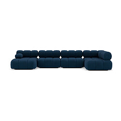 Avis Lisa design Canapé panoramique modulable Ruby - Bleu