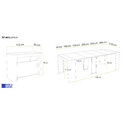 Avis Wfl group Table console Envaris - Noir