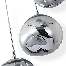 Barcelona LED Suspension en verre triple "KADNIS" - 3 x E27