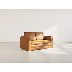 Bestmobilier Marilia - canapé 2 places convertible déplimousse en simili