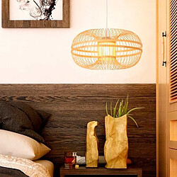 Barcelona LED Suspension japonaise en bambou "Kaizen"