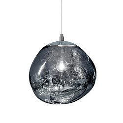 Barcelona LED Lampe suspendue design en cristal "Abril" - Ø 28cm