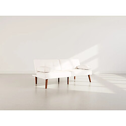 Bestmobilier Philae - Canapé convertible clic-clac 2 places - en simili