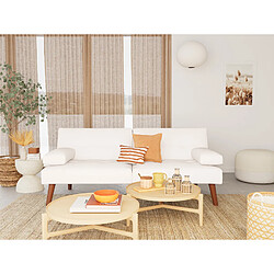 Bestmobilier Philae - Canapé convertible clic-clac 2 places - en simili