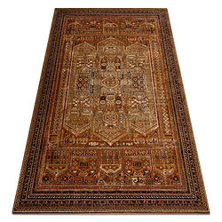 RUGSX Tapis en laine OMEGA SIRAN oriental laiton marron 235x350 cm