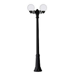 Double lampadaire LED d'extérieur FUMAGALLI "GIGI BISSO GLOBE"