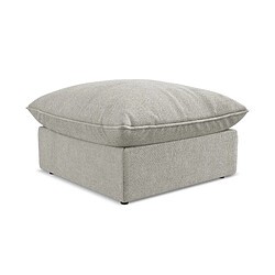makamii Pouf en tissu texturé - MANAO