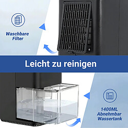 Acheter Déshumidificateur NETTLIFE 1400 ml avec minuterie et d'ambiance (noir)