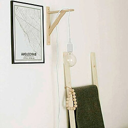 Barcelona LED Applique scandinave murale "YOJO" - Cadre en bois et suspension