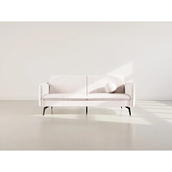 Bestmobilier Lexie - Canapé convertible clic-clac 2 places en velours côtelé