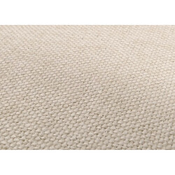 Mendler Lot de 6 chaises de salle à manger HWC-O27, chaise de cuisine rembourrée Chaise, tissu/textile (280g/m²) métal ~ beige