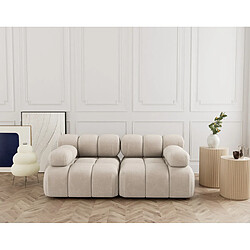 Lisa design Canapé droit Ruby - Beige