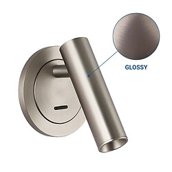 Barcelona LED Liseuse encastrée "MILSA" - 3W - 2700K - IRC 85