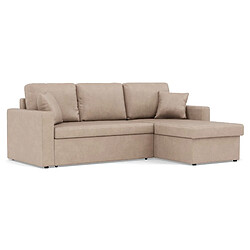Bestmobilier Cyrus - Canapé d'angle réversible 4 places - convertible avec coffre - en simili