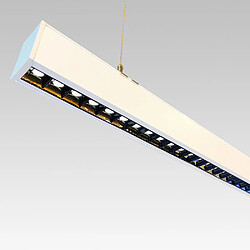 Barcelona LED Suspension linéaire LED 30W 120cm 2750lm faible UGR16- Blanc Chaud