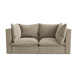 Makamii Canapé modulable 2 places - Beige