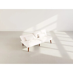 Bestmobilier Philae - Canapé convertible clic-clac 2 places - en simili