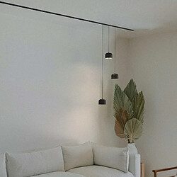 Barcelona LED Suspension LED pour rail magnétique 48V "ESME"- 9W - 2700K -