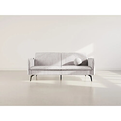 Bestmobilier Lexie - Canapé convertible clic-clac 2 places en velours côtelé