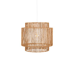Barcelona LED Lampe suspendue en jute "RAWA" - E27