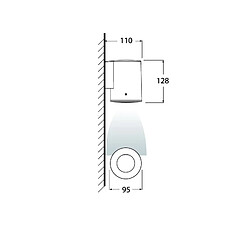 Applique Fumagalli Franca 90 1L 3,5W GU10 CCT