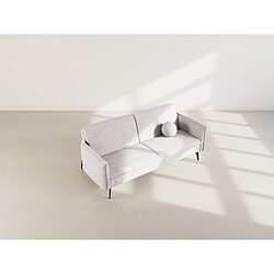 Bestmobilier Lexie - Canapé convertible clic-clac 2 places en velours côtelé pas cher