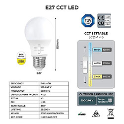 Potelet LED FUMAGALLI "Amelia 250" - 8,5W - CCT pas cher