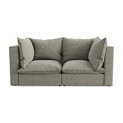 Makamii Canapé modulable 2 places - Gris