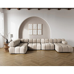 Lisa design canapé panoramique Ruby - Beige