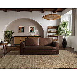 Bestmobilier Marilia - canapé 2 places convertible déplimousse en simili